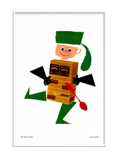 Olle Eksell Ögon - 1956 - Boy - Multi/patterned - 50X70CM