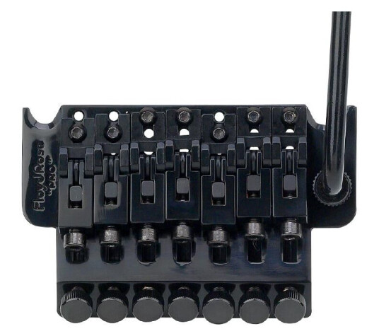 Floyd Rose Pro Tremolo System, 7-String 1000 Series, Svart Frtps2000