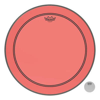 Remo 24"" P3 Colortone Batter Rød Remo 24"" P3 Colortone Batter Rød