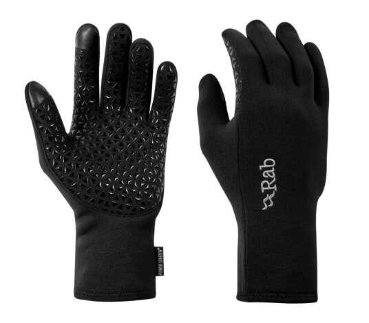 Rab Power Stretch Contact Grip Glove Black XL Rab Power Stretch Contact Grip Glove Black XL