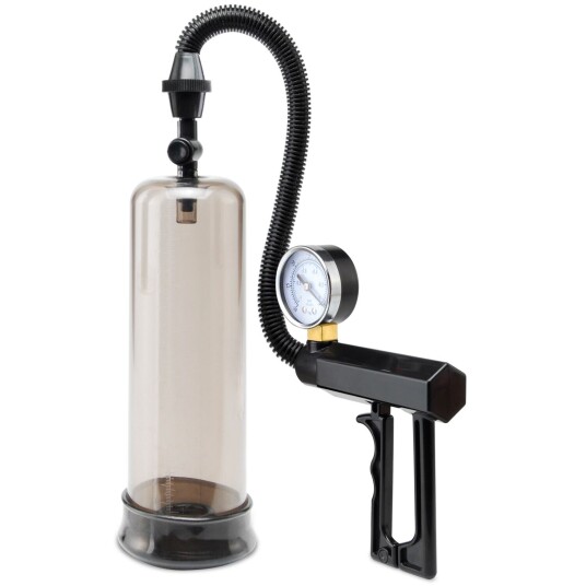 Pump Worx Pistol Grip Penispumpe med Trykkmåler     - Klar
