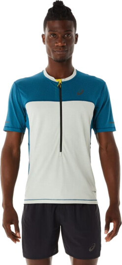 Asics Men's Fujitrail Short Sleeve Top Blå XS Man Asics Men's Fujitrail Short Sleeve Top Blå XS Man
