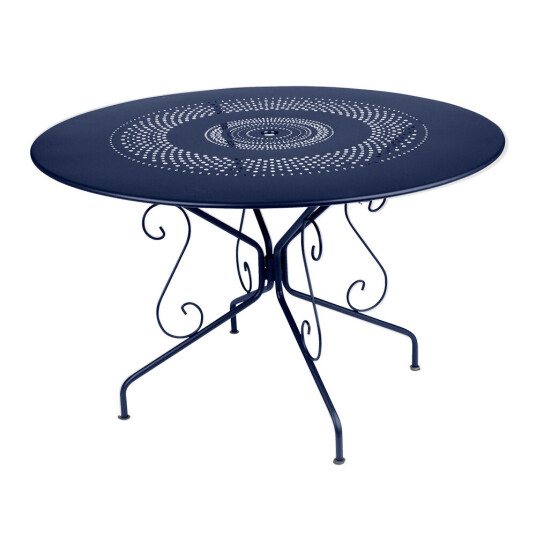 Fermob Montmartre Table 117 cm Deep Blue 92