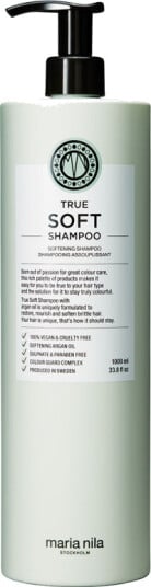 Maria Nila True Soft Fuktighetsgivende Sjampo 1000ml med Arganolje Maria Nila True Soft Fuktighetsgivende Sjampo 1000ml med Arganolje