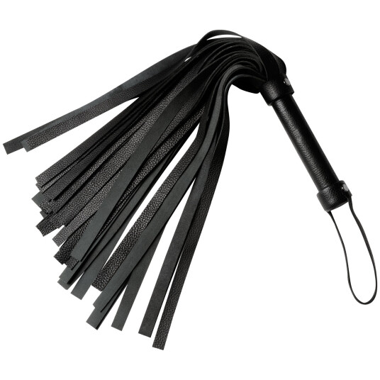 Obaie Klassisk Flogger Ekte Skinn      - Svart