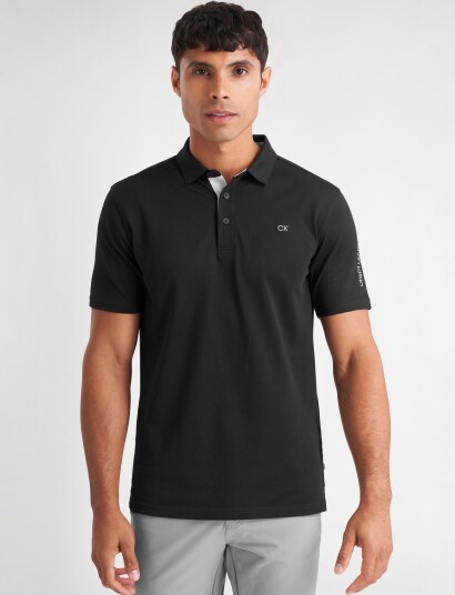 Calvin Klein Golf Uni Polo Black L