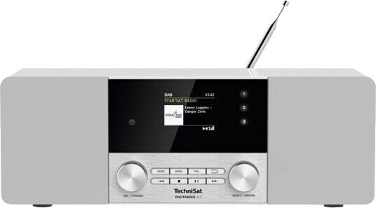 TechniSat DigitRadio 4 C DAB+ Radio med Bluetooth i Hvit