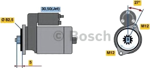 BOSCH 0 986 021 220 Starter BOSCH 0 986 021 220 Starter
