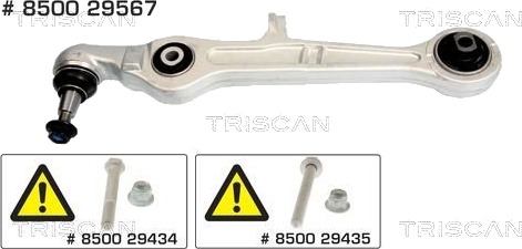 TRISCAN 8500 29567 Bærearm TRISCAN 8500 29567 Bærearm