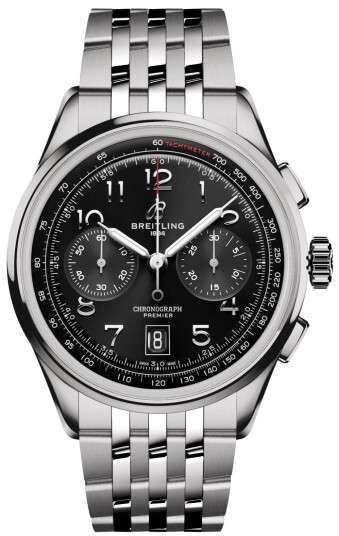 Breitling Herreklokke AB0145221B1A1 Premier Grønn/Stål Ø42 mm