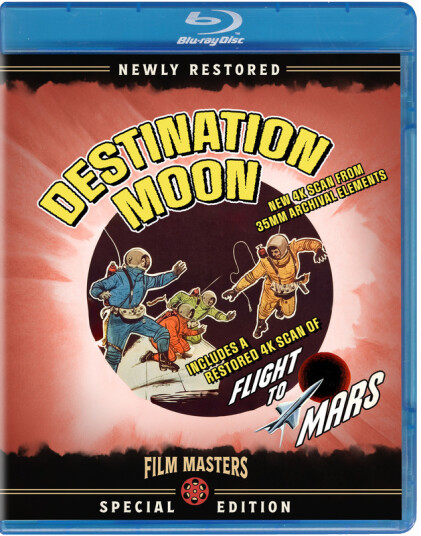 Destination Moon 1950 + Flight to Mars 1951 Bluray