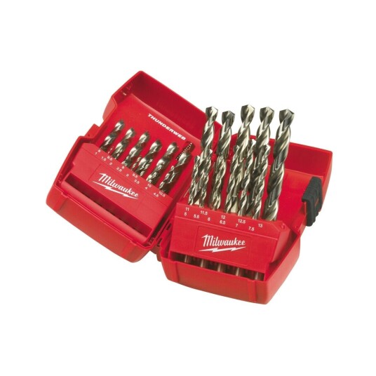 Milwaukee Thunderweb HSS-G Metallborsett 25 stk 1-13 mm