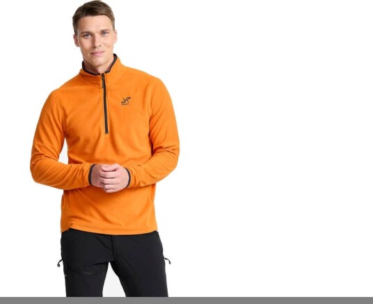 Revolutionrace Herre Overdeler Fleece & midlayers Hiker Half zip Fleece Herre Deep Navy 2XL