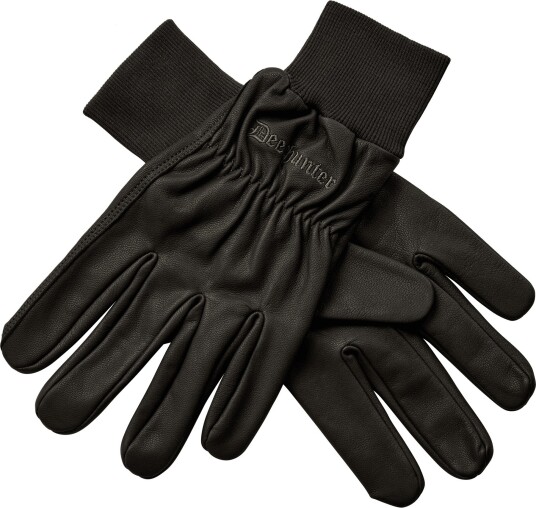 Deerhunter Leather Gloves Wood L L