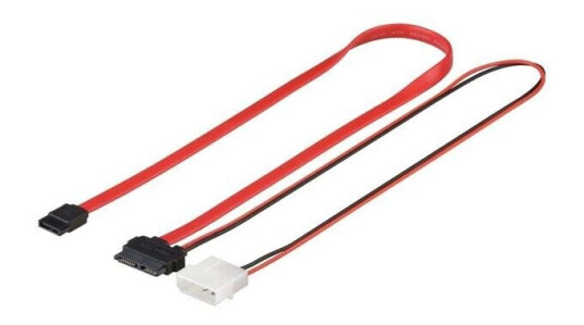 Pro SATA Slimline Cable & Power 0.30m