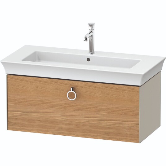 Duravit White Tulip Servantskap 1 skuff 98,4x45,8x41 cm Eik/Taupe Matt