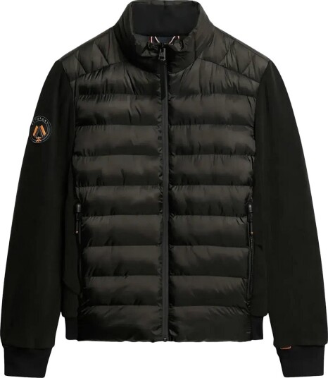 Superdry Storm Fleece Hybrid Bomber   BLACK   M