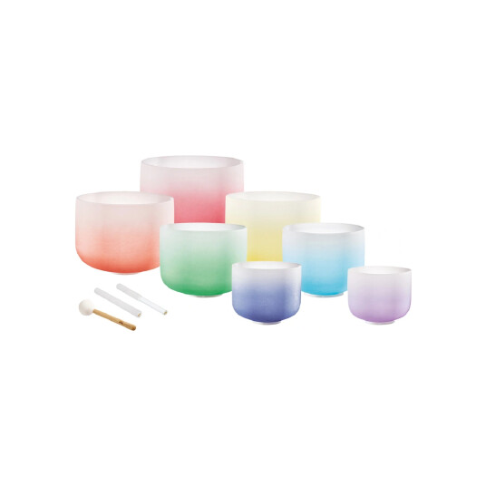 Meinl Sonic Energy Csbcsetcha Crystal Singing Bowl, Frosted Chakra Set Meinl Sonic Energy Csbcsetcha Crystal Singing Bowl, Frosted Chakra Set