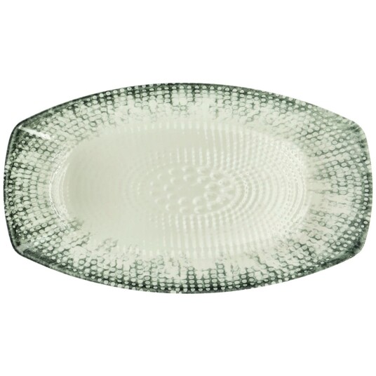Vega Fat Kuori rektangulær 36x21 cm Hvit/Grå/Svart 3 Stykk / Forpakning Vega Fat Kuori rektangulær 36x21 cm Hvit/Grå/Svart 3 Stykk / Forpakning