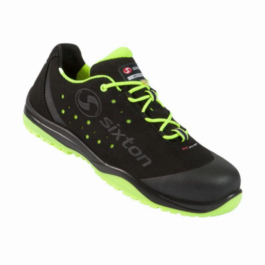 Sixton Vernesko Cuban S1P Mann Str. 47 Sort/Lime Par Sixton Vernesko Cuban S1P Mann Str. 47 Sort/Lime Par