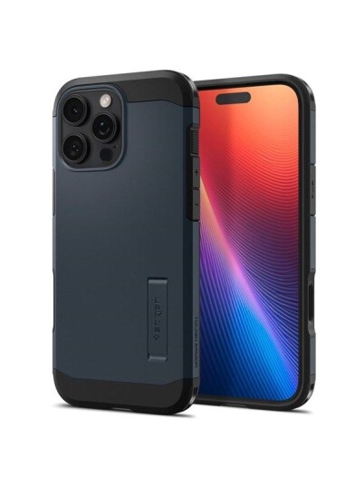 Spigen Tough Armor T iPhone 16 Pro Max Skall Sort MagSafe-kompatibel
