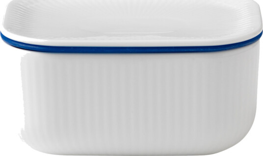 Royal Copenhagen White Fluted smørskål 6,8 cm Royal Copenhagen White Fluted smørskål 6,8 cm