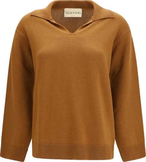 Valentino Dame Strikkevarer Brun L,
