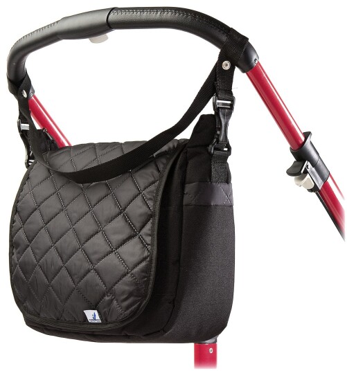 Caretero Quilted Stelleveske Til Vogn 30x40x20 cm Svart Caretero Quilted Stelleveske Til Vogn 30x40x20 cm Svart