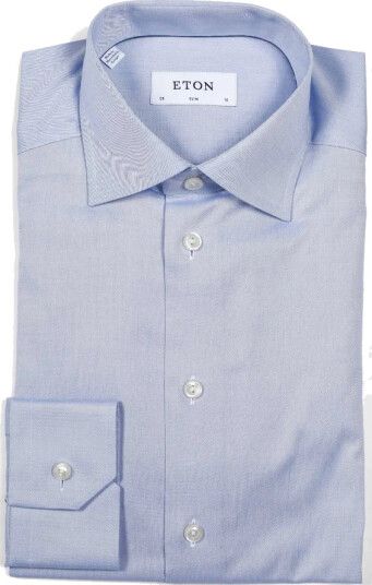 Eton Herre Skjorter Blå 4XL,