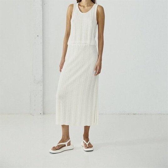 Diarte Tilly Skirt Off White Hvit L