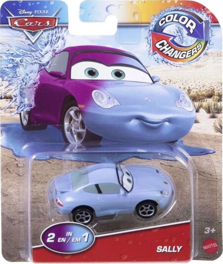 Disney Cars Fargeskiftende Lekebil 1:55 Sally Disney Cars Fargeskiftende Lekebil 1:55 Sally