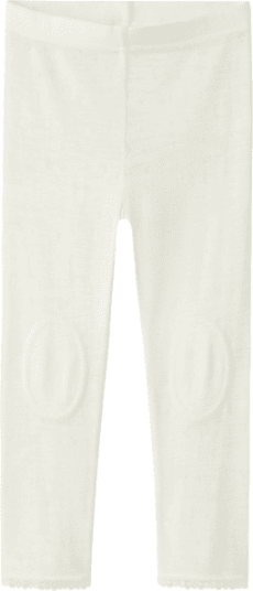 Name It Nmfwang Wool Neddle leggings Snow White