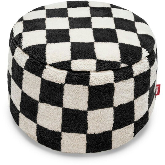 Fatboy Point Teddy Chess Puff Sort / Ecru Fatboy Point Teddy Chess Puff Sort / Ecru