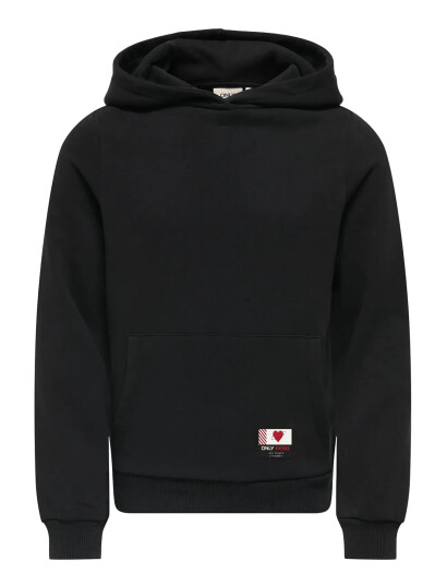 Kids Only Kognoomi Vinta Label Ls Hood Cs Swt Noos Black 110 116
