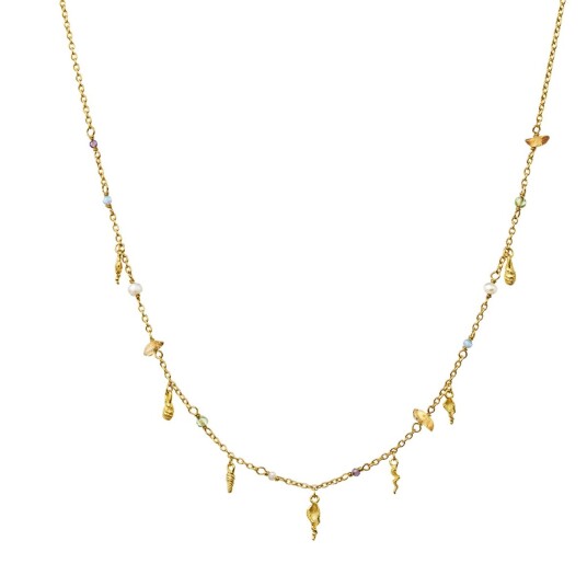 Maanesten Toutsi Halskjede 18 kt. Gullbelagt sølv 2615a - Dame - 925 sterling silver Maanesten Toutsi Halskjede 18 kt. Gullbelagt sølv 2615a - Dame - 925 sterling silver