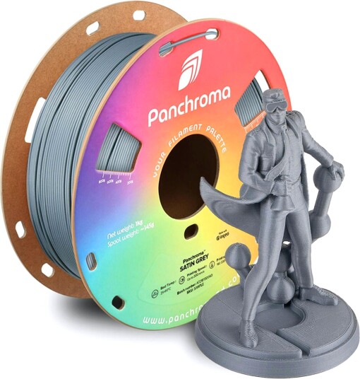 Polymaker Panchroma Satin Pla Grey Polymaker Panchroma Satin Pla Grey