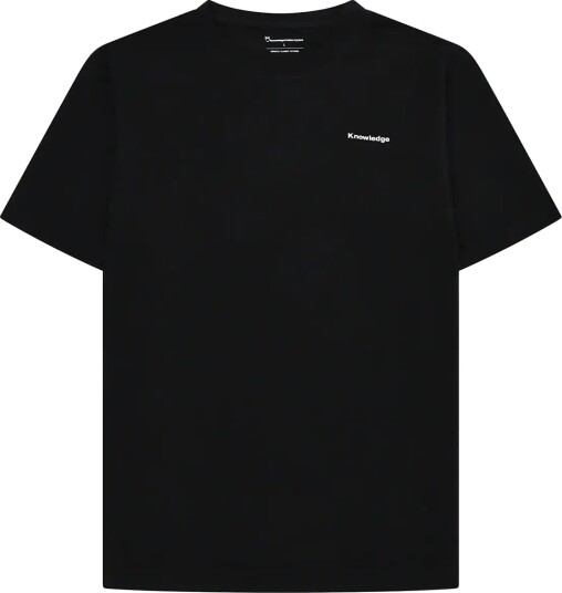 Knowledge Cotton Apparel Back Print T Shirt Black M