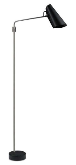 Northern Birdy Gulvlampe Swing Black/Steel Northern Birdy Gulvlampe Swing Black/Steel