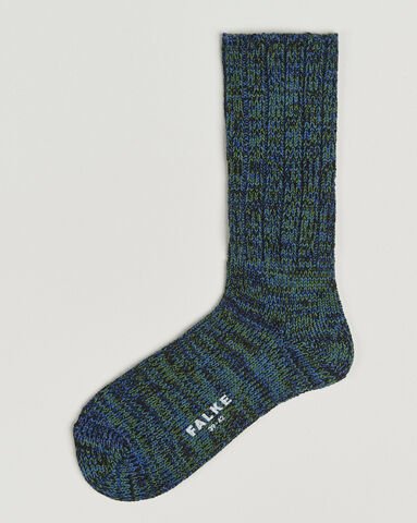 Falke Brooklyn Cotton Sock Water Blue