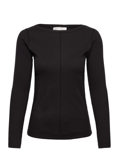 My Essential Wardrobe Mandymw Boatneck Ls Blouse Black XXL My Essential Wardrobe Mandymw Boatneck Ls Blouse Black XXL