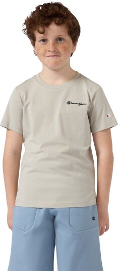 Champion Embroidered Small Logo T-skjorte Barn Beige 162 - 167
