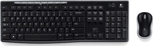 Logitech MK270 Wireless Combo - tastatur- og mussett - Tysk Inn-enhet