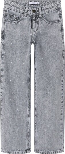 Name It Nkfrose straight-fit jeans til barn Light Grey Denim