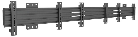 Multibrackets PRO Series M Wallmount Pro MBW3U Fixed 200 - brakett - for 3 LCD-skjermer - svart
