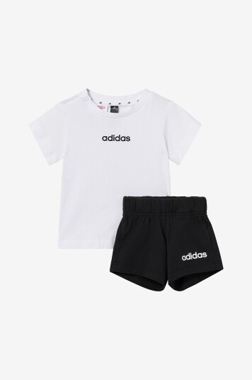 Adidas Sport Performance T skjorte + shorts I Lin T set 160 Hvit Adidas Sport Performance T skjorte + shorts I Lin T set 160 Hvit