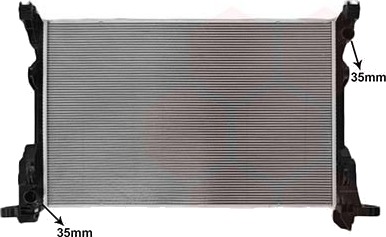 VAN WEZEL 43012738 Radiator motorkjøling VAN WEZEL 43012738 Radiator motorkjøling
