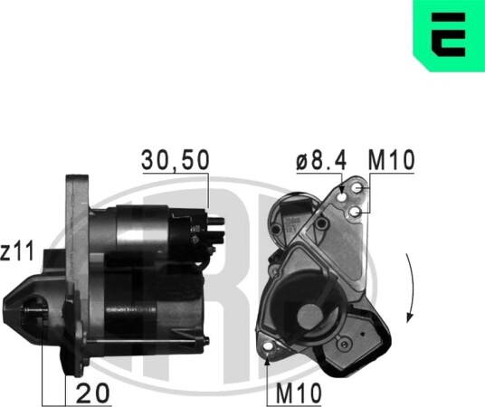 ERA 220791A Starter ERA 220791A Starter
