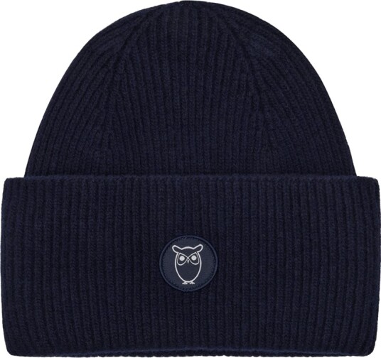 KnowledgeCotton Apparel Wool Beanie RWS Total Eclipse