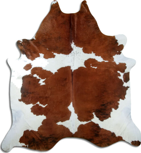 Kuskinn Brun/hvit 1487 Størrelse: 240 x 210 cm Kuskinn Brun/hvit 1487 Størrelse: 240 x 210 cm