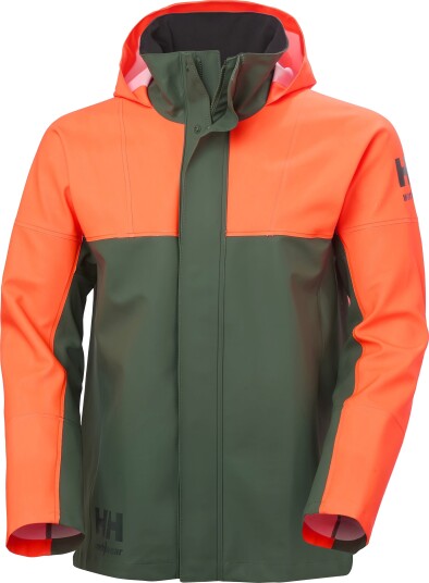 Helly Hansen Workwear Regnjakke 70293-264 Oransje/Grønn